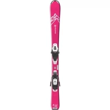 Горные лыжи Salomon QST LUX Jr S (100-120) + C5 GW J75 Pink (21/22) (100)