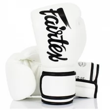 Боксерские перчатки Fairtex Boxing gloves BGV14 White 8 унций